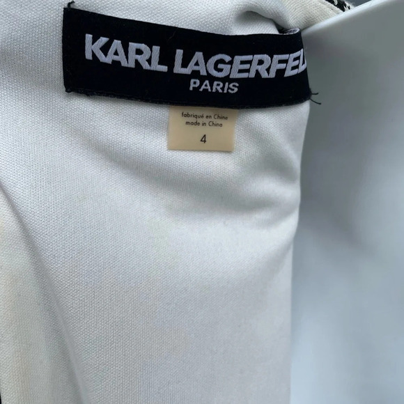Karl Lagerfeld Paris Geometric Shift Dress, size 4 - Picture 11 of 13